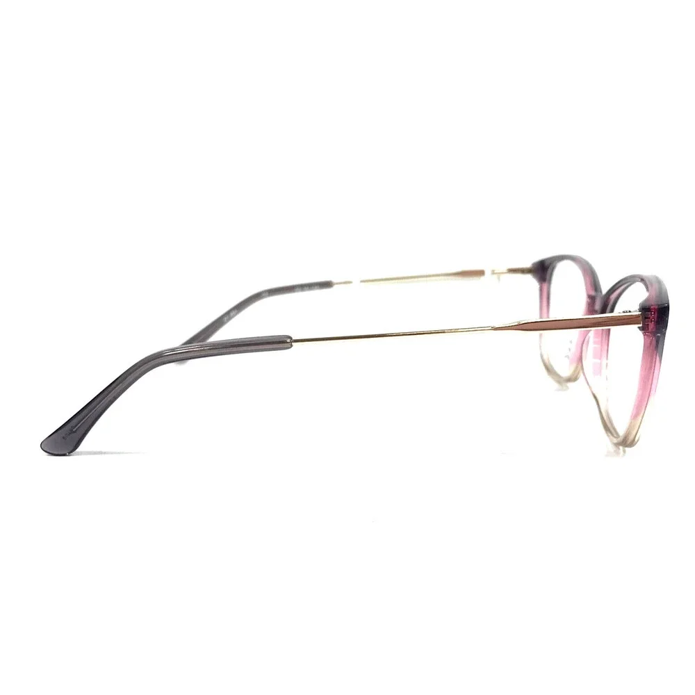 Adin Thomas Eyeglasses Frame AT-484 C3 Gray Pink Gold Cat Eye Full Rim 52-16-140